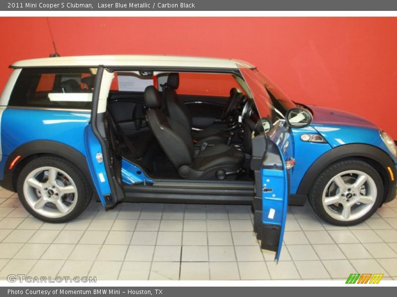 Laser Blue Metallic / Carbon Black 2011 Mini Cooper S Clubman