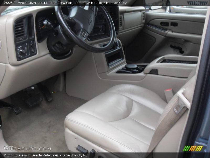 Dark Blue Metallic / Medium Gray 2006 Chevrolet Silverado 1500 LT Crew Cab