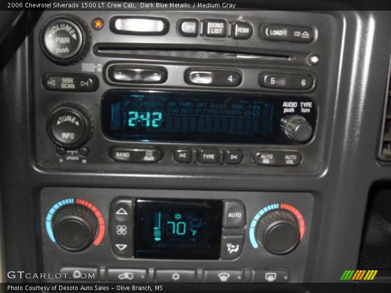 Dark Blue Metallic / Medium Gray 2006 Chevrolet Silverado 1500 LT Crew Cab