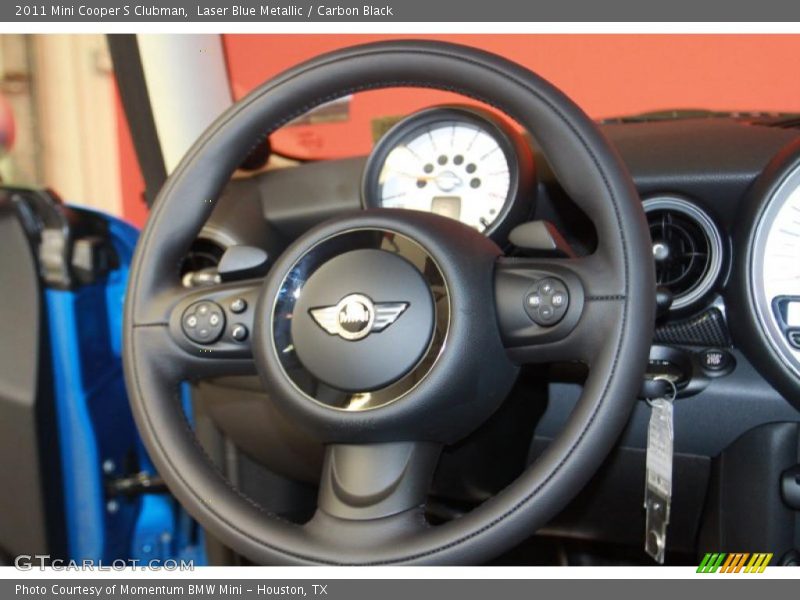 Laser Blue Metallic / Carbon Black 2011 Mini Cooper S Clubman