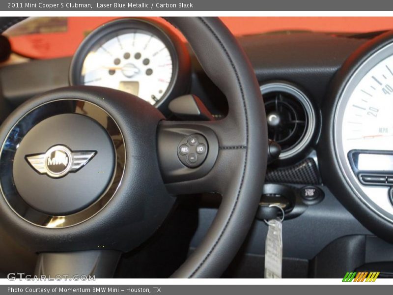 Laser Blue Metallic / Carbon Black 2011 Mini Cooper S Clubman