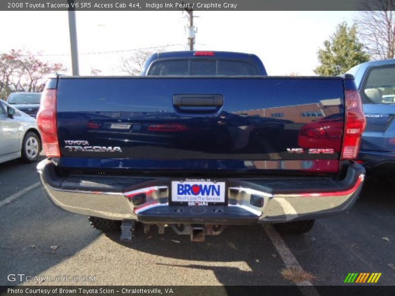 Indigo Ink Pearl / Graphite Gray 2008 Toyota Tacoma V6 SR5 Access Cab 4x4