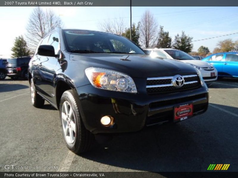 Black / Ash Gray 2007 Toyota RAV4 Limited 4WD