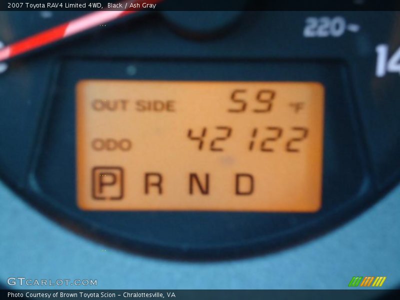 Black / Ash Gray 2007 Toyota RAV4 Limited 4WD