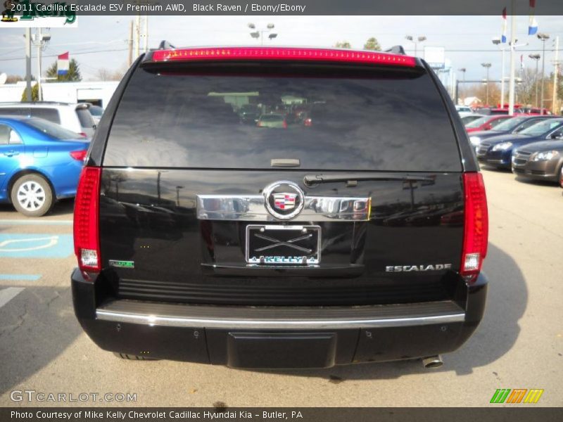 Black Raven / Ebony/Ebony 2011 Cadillac Escalade ESV Premium AWD