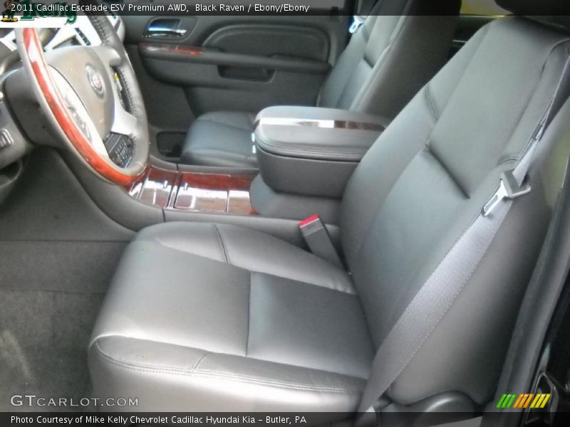Black Raven / Ebony/Ebony 2011 Cadillac Escalade ESV Premium AWD