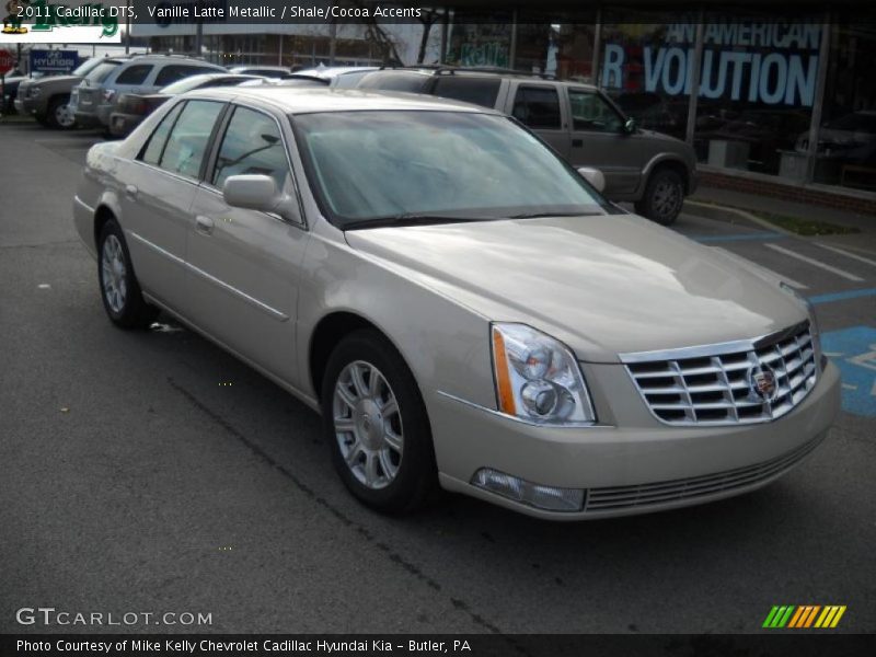 Vanille Latte Metallic / Shale/Cocoa Accents 2011 Cadillac DTS