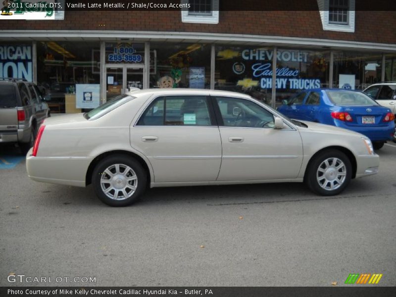 Vanille Latte Metallic / Shale/Cocoa Accents 2011 Cadillac DTS