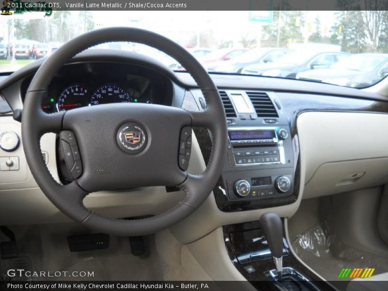 Vanille Latte Metallic / Shale/Cocoa Accents 2011 Cadillac DTS