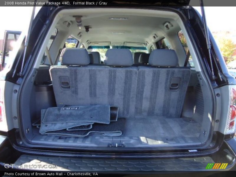 Formal Black / Gray 2008 Honda Pilot Value Package 4WD