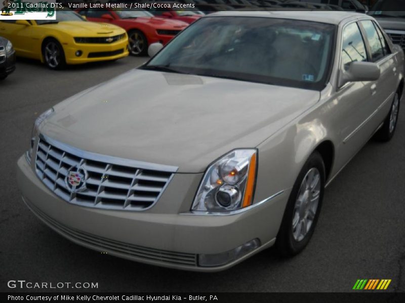 Vanille Latte Metallic / Shale/Cocoa Accents 2011 Cadillac DTS