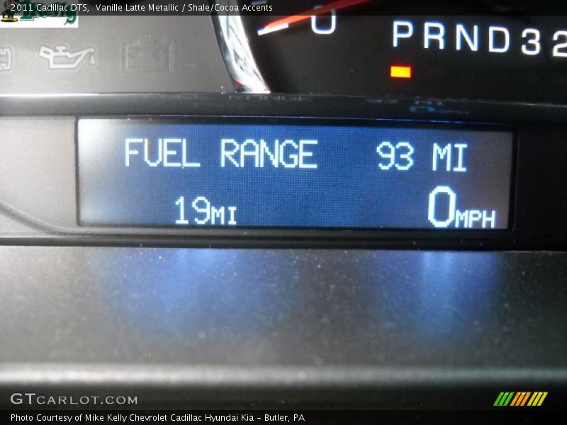 Vanille Latte Metallic / Shale/Cocoa Accents 2011 Cadillac DTS