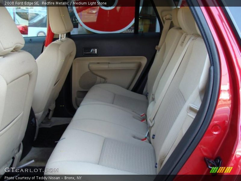 Redfire Metallic / Medium Light Stone 2008 Ford Edge SE
