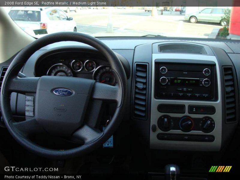 Redfire Metallic / Medium Light Stone 2008 Ford Edge SE