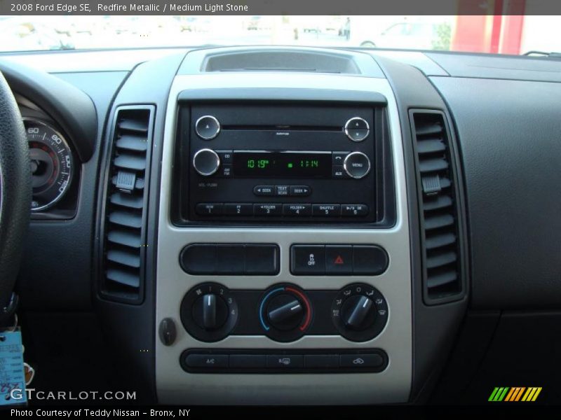 Redfire Metallic / Medium Light Stone 2008 Ford Edge SE