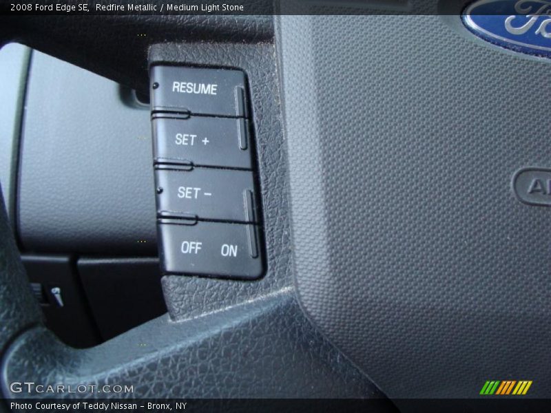 Redfire Metallic / Medium Light Stone 2008 Ford Edge SE