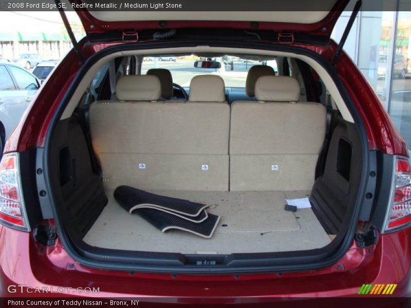 Redfire Metallic / Medium Light Stone 2008 Ford Edge SE