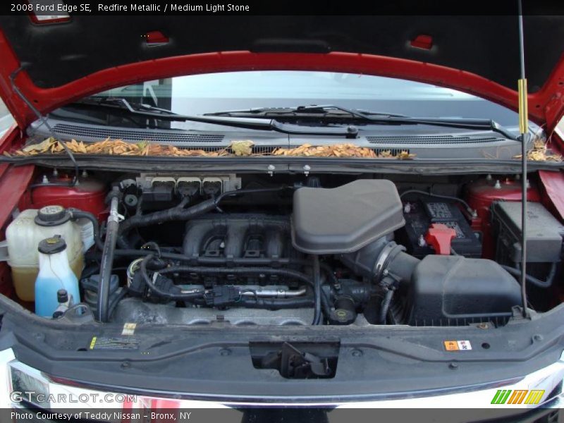 Redfire Metallic / Medium Light Stone 2008 Ford Edge SE