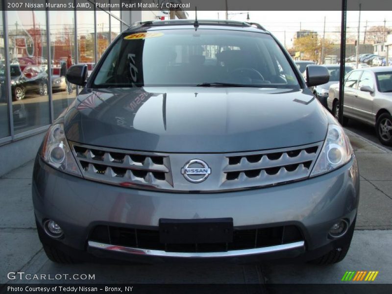 Platinum Pearl Matallic / Charcoal 2007 Nissan Murano SL AWD