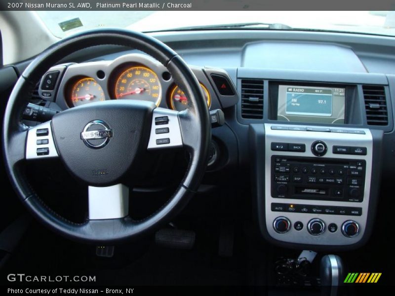 Platinum Pearl Matallic / Charcoal 2007 Nissan Murano SL AWD