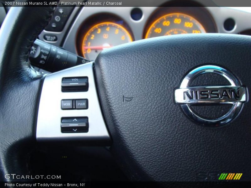 Platinum Pearl Matallic / Charcoal 2007 Nissan Murano SL AWD