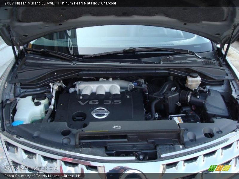 Platinum Pearl Matallic / Charcoal 2007 Nissan Murano SL AWD