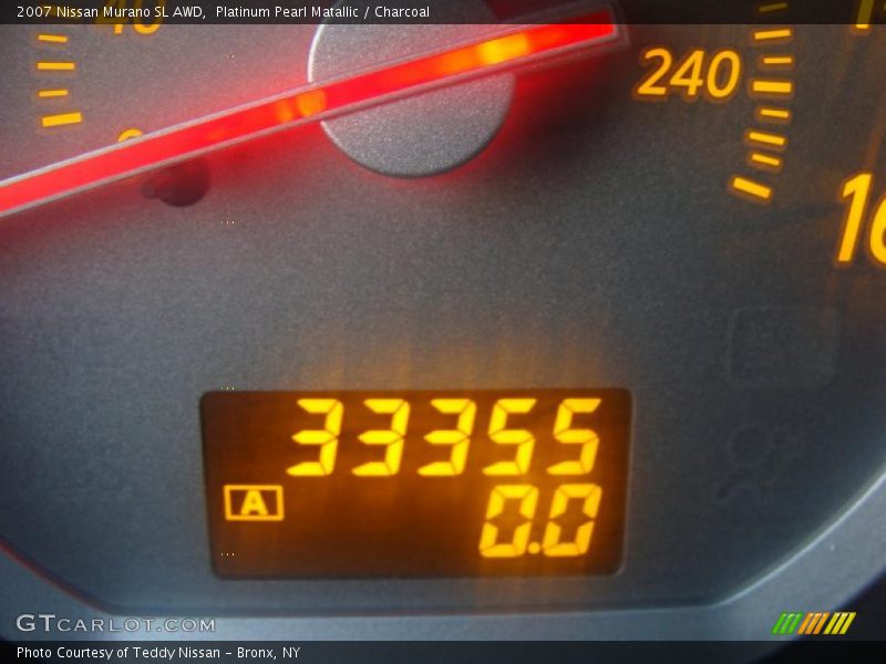 Platinum Pearl Matallic / Charcoal 2007 Nissan Murano SL AWD