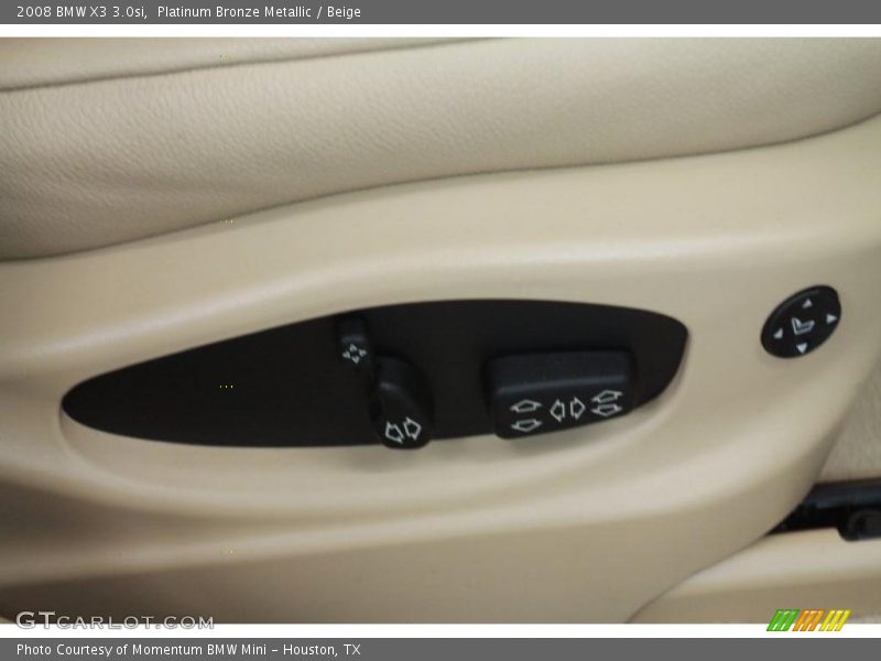 Platinum Bronze Metallic / Beige 2008 BMW X3 3.0si