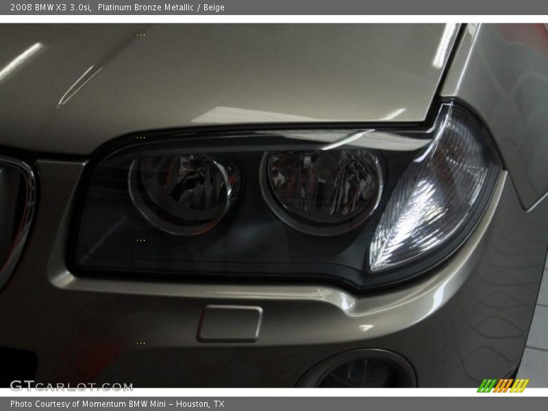 Platinum Bronze Metallic / Beige 2008 BMW X3 3.0si