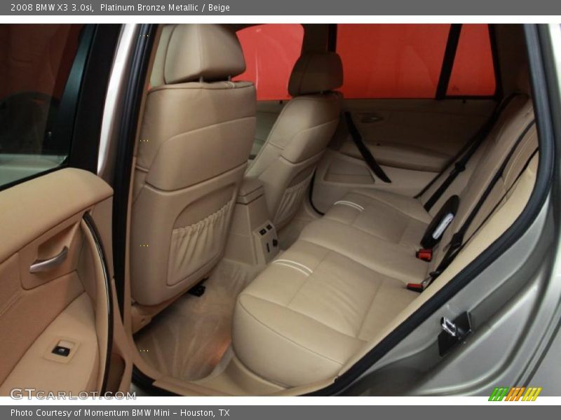 Platinum Bronze Metallic / Beige 2008 BMW X3 3.0si