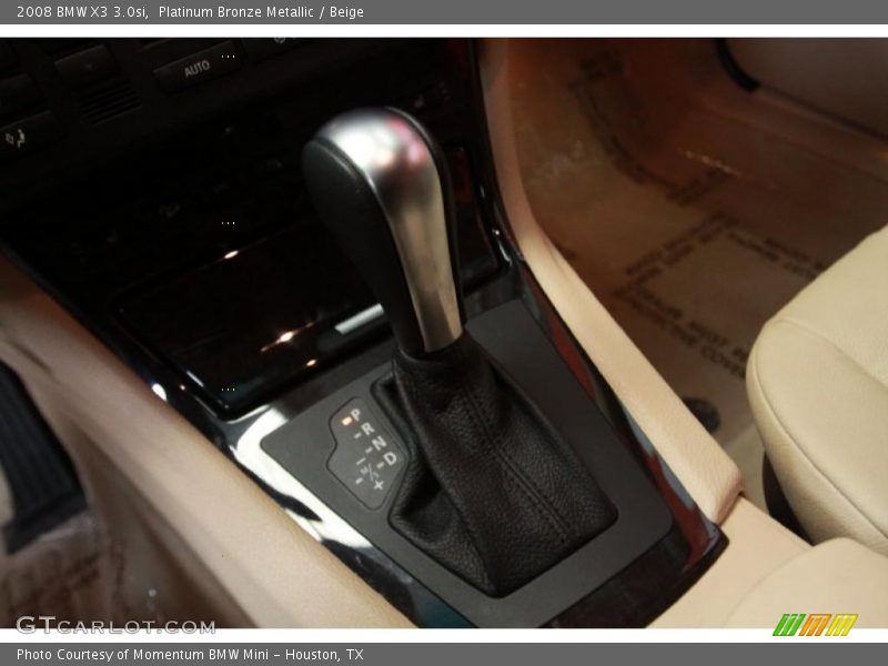 Platinum Bronze Metallic / Beige 2008 BMW X3 3.0si