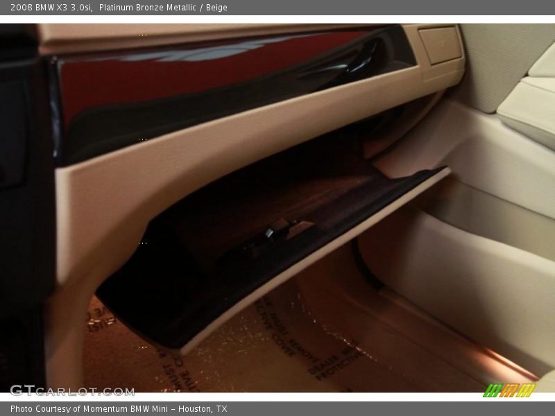 Platinum Bronze Metallic / Beige 2008 BMW X3 3.0si