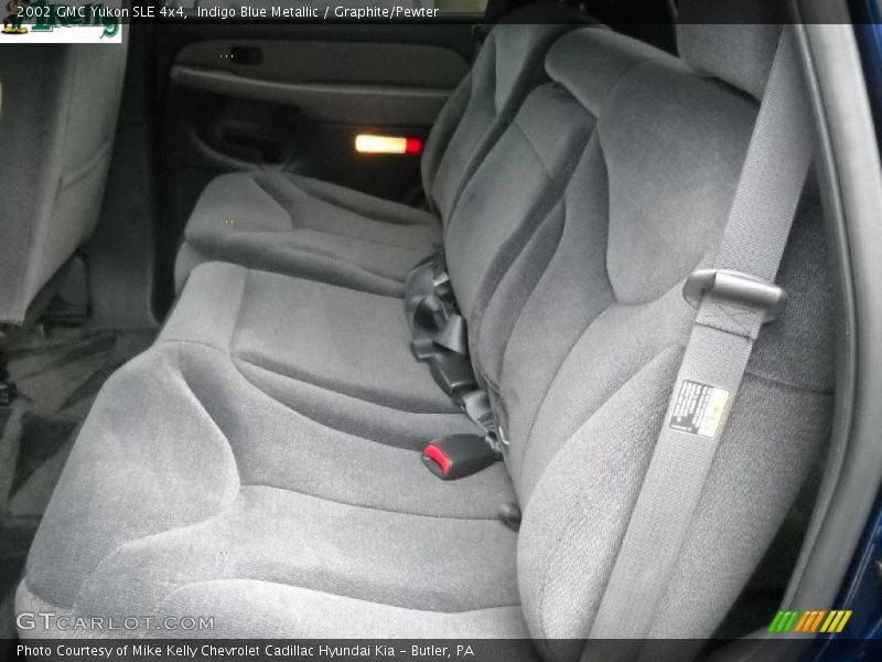 Indigo Blue Metallic / Graphite/Pewter 2002 GMC Yukon SLE 4x4