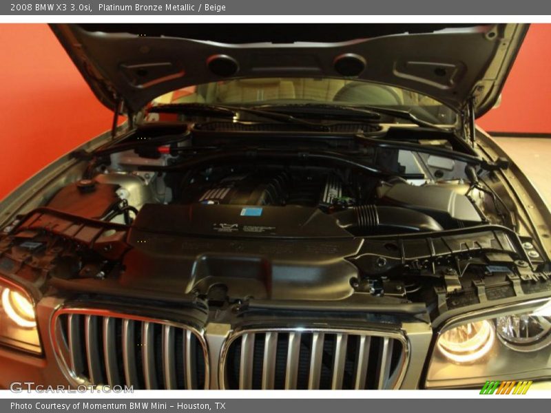 Platinum Bronze Metallic / Beige 2008 BMW X3 3.0si