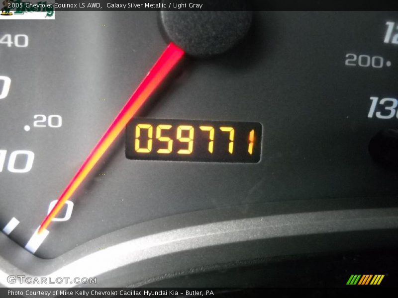 Galaxy Silver Metallic / Light Gray 2005 Chevrolet Equinox LS AWD