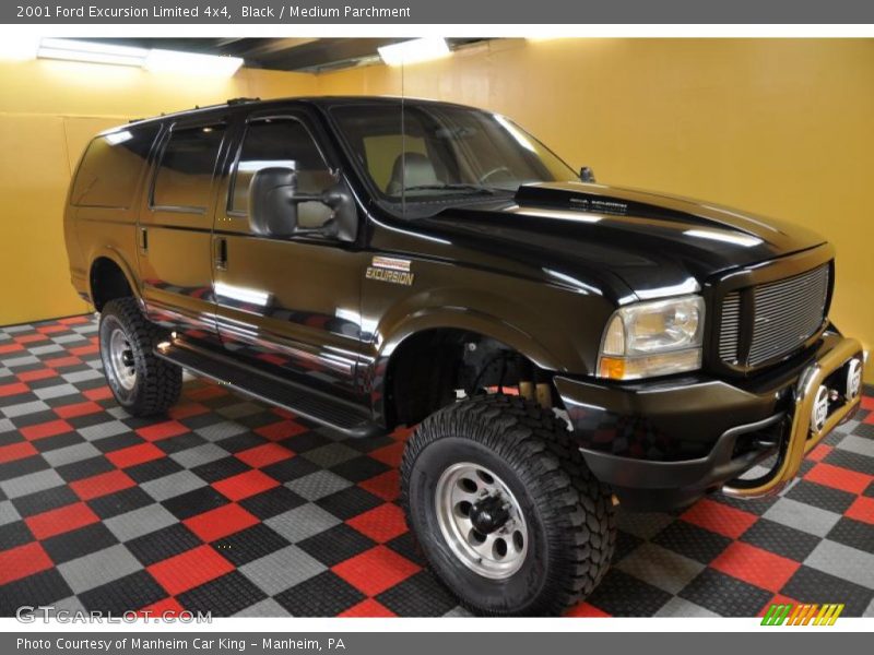 Black / Medium Parchment 2001 Ford Excursion Limited 4x4