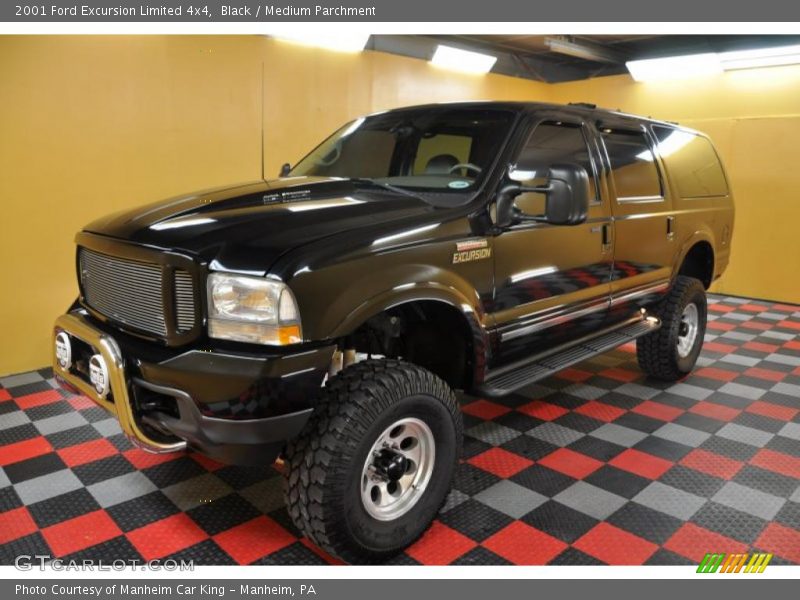 Black / Medium Parchment 2001 Ford Excursion Limited 4x4