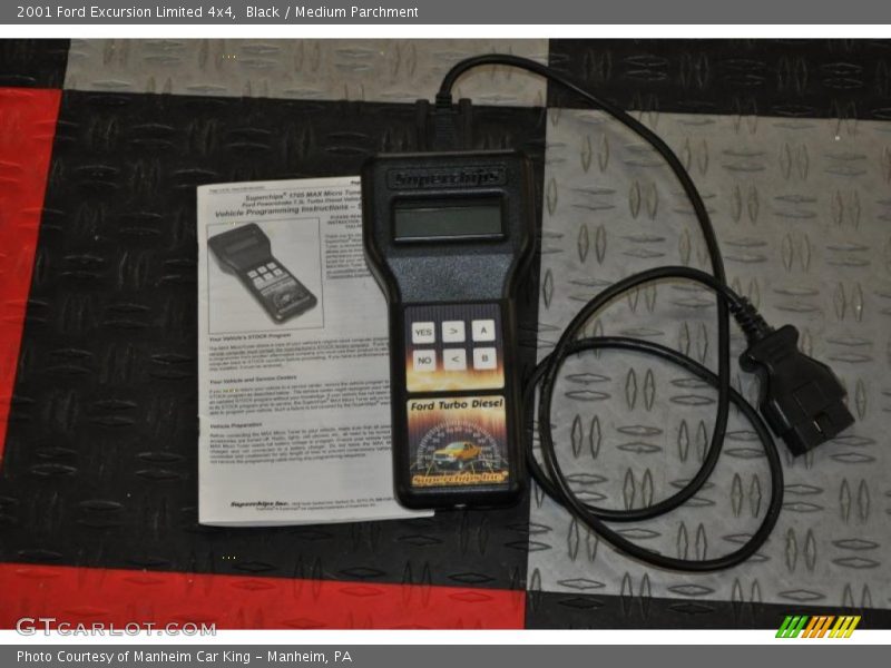 Black / Medium Parchment 2001 Ford Excursion Limited 4x4