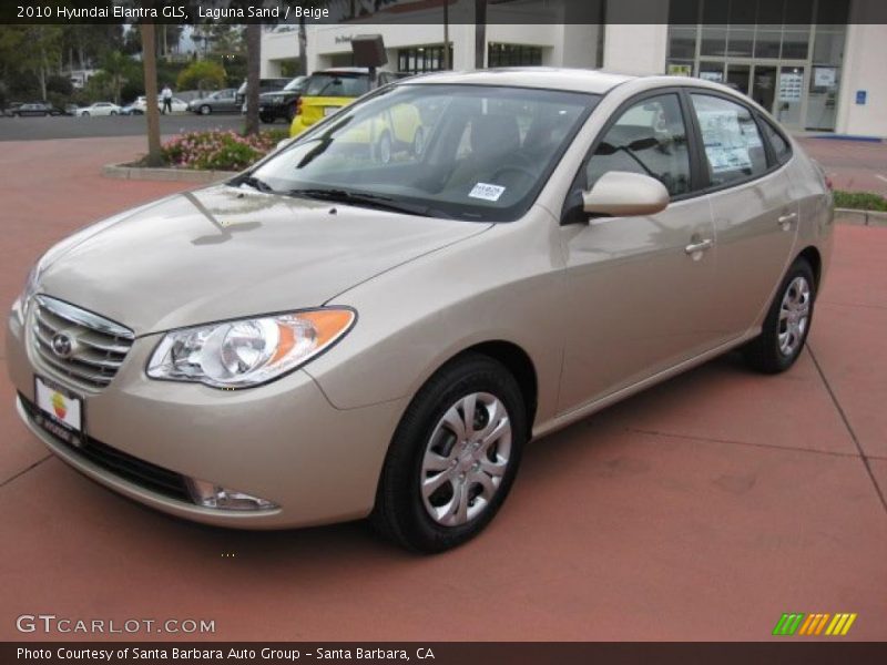 Laguna Sand / Beige 2010 Hyundai Elantra GLS