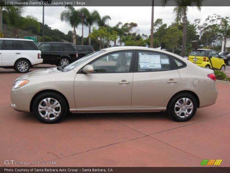 Laguna Sand / Beige 2010 Hyundai Elantra GLS