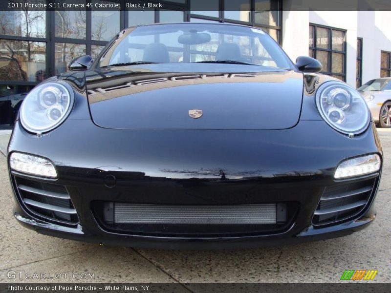 Black / Black 2011 Porsche 911 Carrera 4S Cabriolet