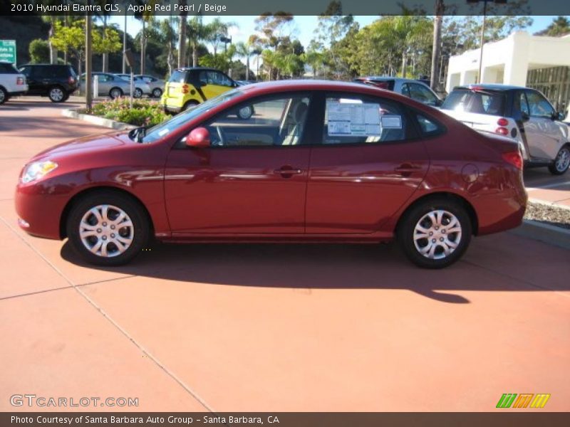Apple Red Pearl / Beige 2010 Hyundai Elantra GLS