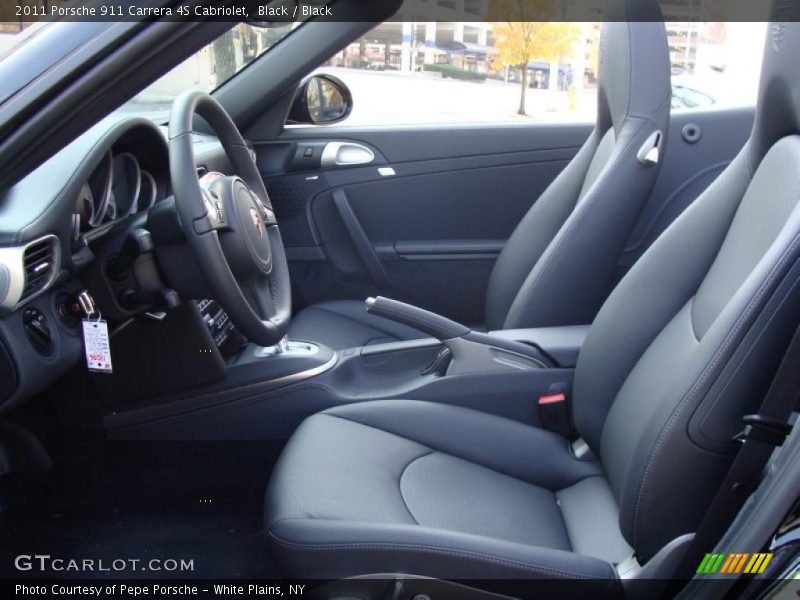  2011 911 Carrera 4S Cabriolet Black Interior