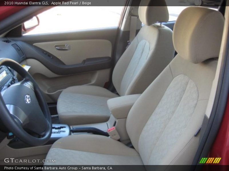 Apple Red Pearl / Beige 2010 Hyundai Elantra GLS