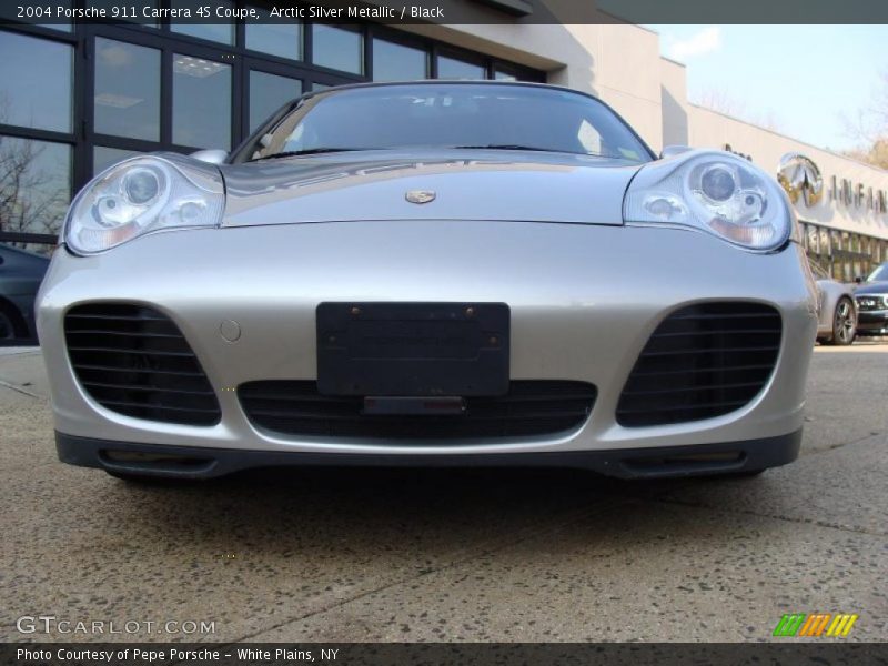 Arctic Silver Metallic / Black 2004 Porsche 911 Carrera 4S Coupe