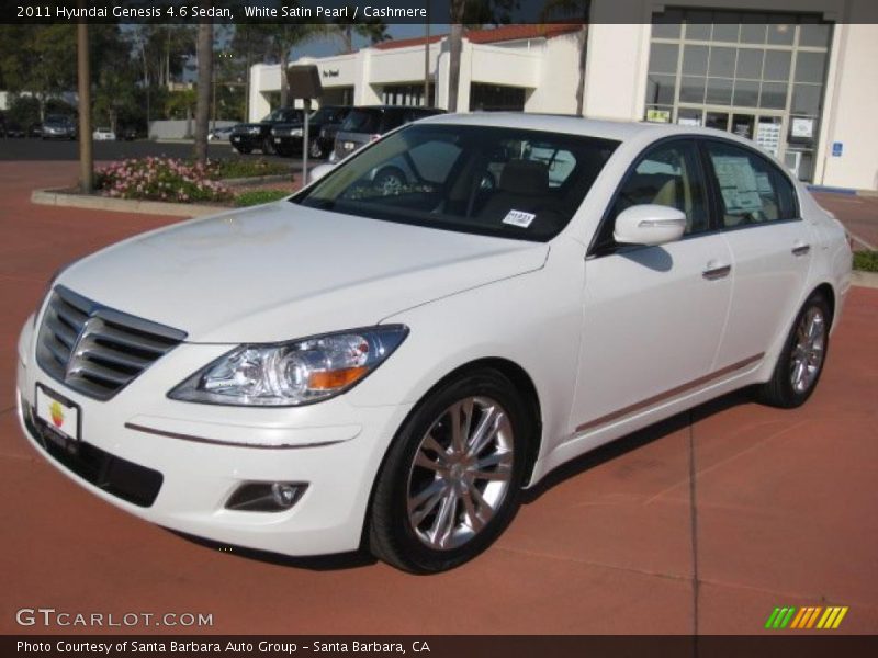White Satin Pearl / Cashmere 2011 Hyundai Genesis 4.6 Sedan