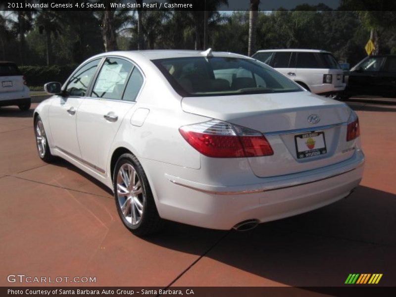 White Satin Pearl / Cashmere 2011 Hyundai Genesis 4.6 Sedan