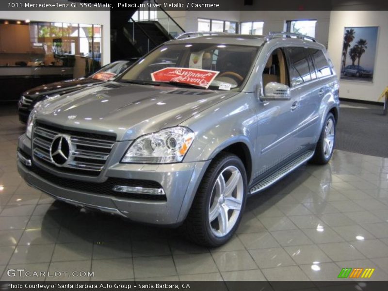 Palladium Silver Metallic / Cashmere 2011 Mercedes-Benz GL 550 4Matic