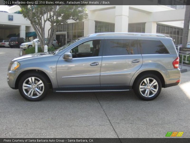 Palladium Silver Metallic / Black 2011 Mercedes-Benz GL 350 Blutec 4Matic