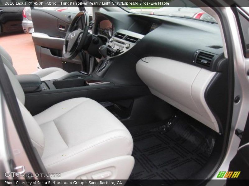  2010 RX 450h Hybrid Light Gray/Espresso Birds-Eye Maple Interior